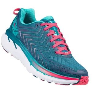 COPY - Hoka Clifton 4 Road Running Shoe - Women's-Blue Coral/Ceramic women’s 7D…